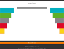 Tablet Screenshot of insani.com